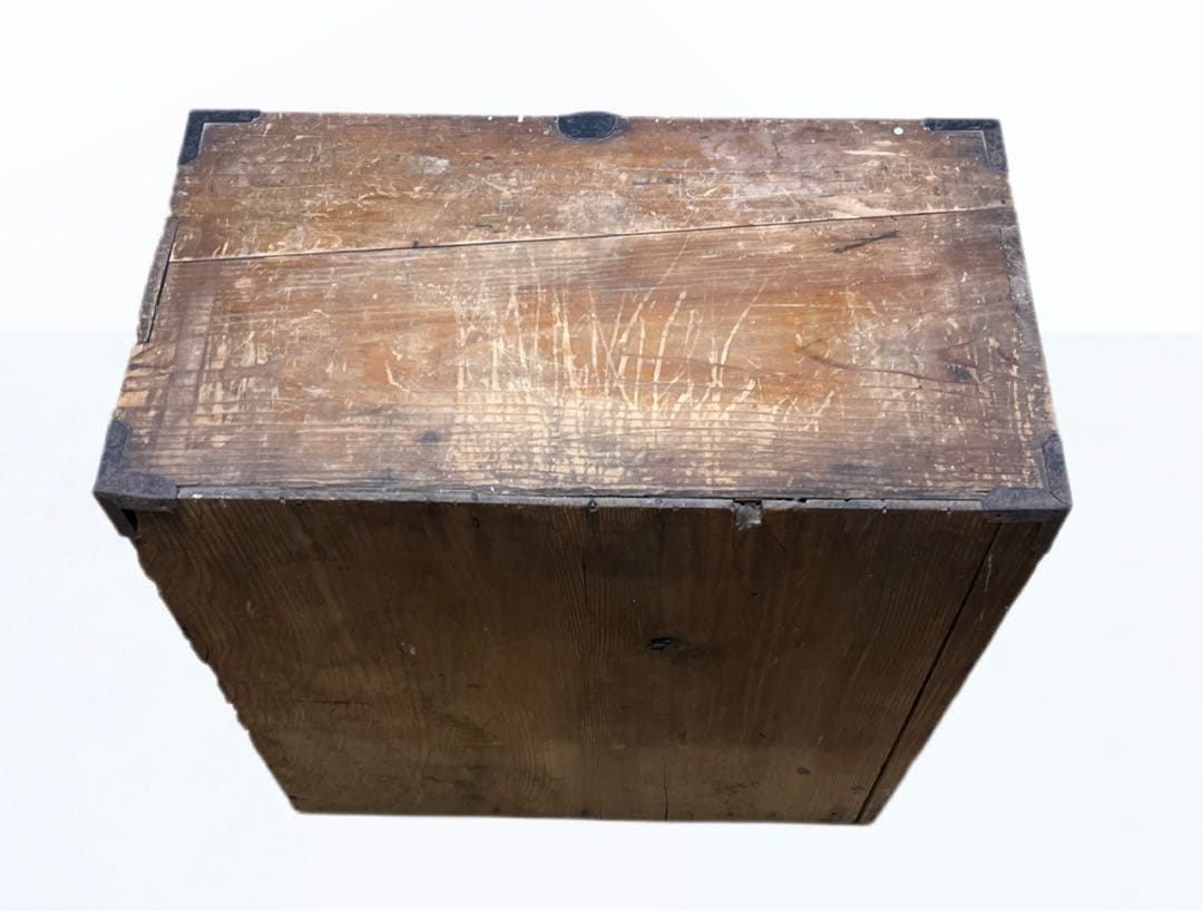 【送料無料】昭和レトロ 古家具◆薬箪笥 薬棚 升目 アンティーク 小物入れにも