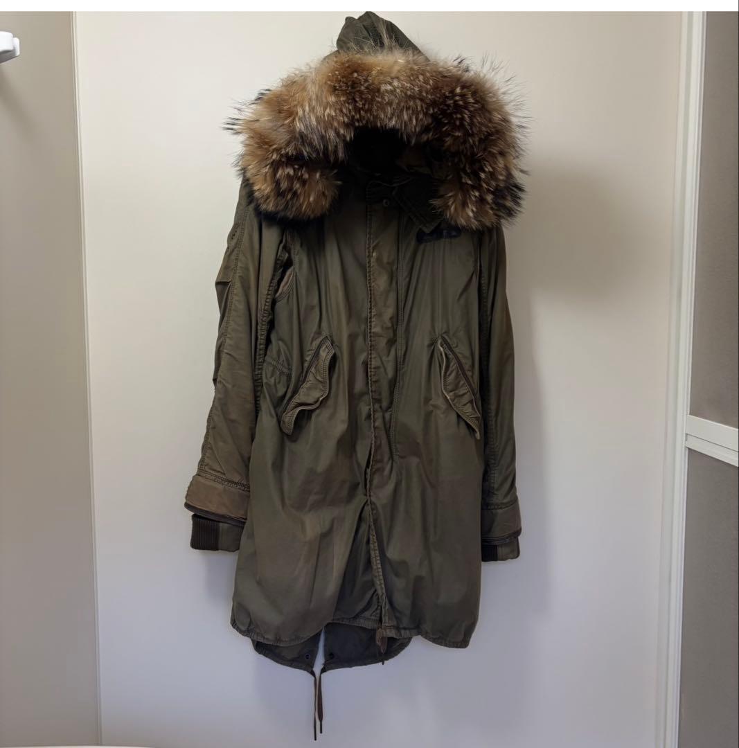 goa ゴア モッズコート ラクーンがゴージャス 定価3.6万円程