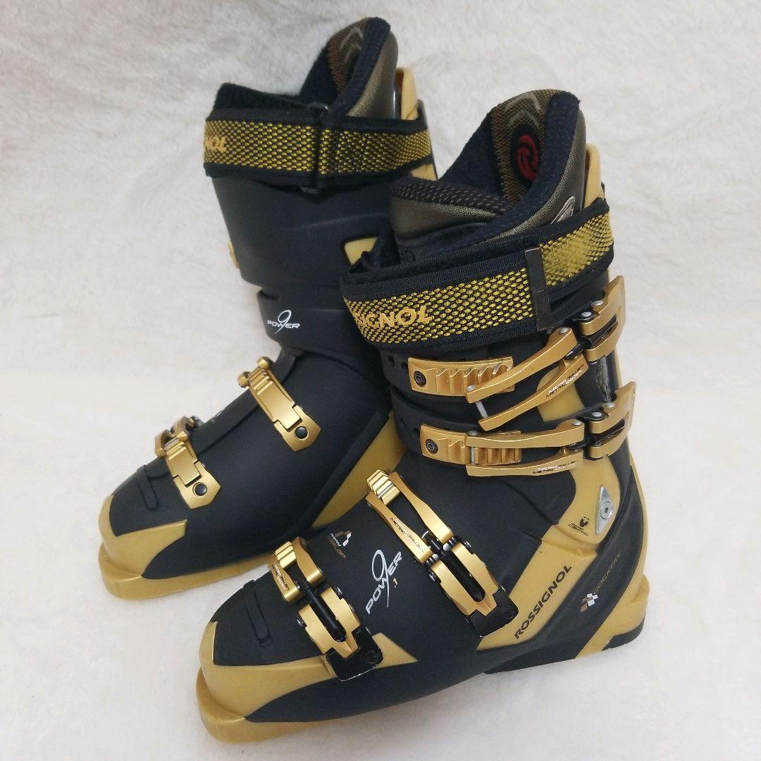 【美品】ロシニョール　ROSSIGNOL スキー　ブーツ　26.5cm ゴールド