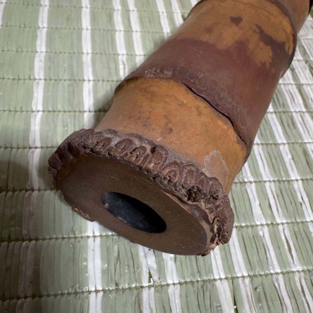 尺八　シャクハチ　藤沢鈴昭　刻印　約55cm 和楽器