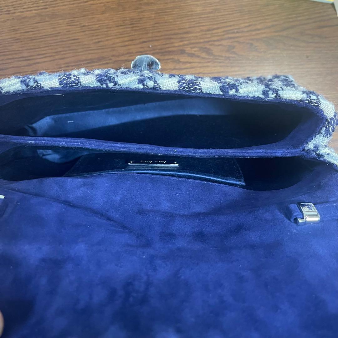 miumiu ツイードハンドバック
