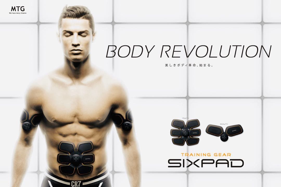 シックスパックアシスト。ブランドアンバサダー、クリスティアーノ・ロナウド