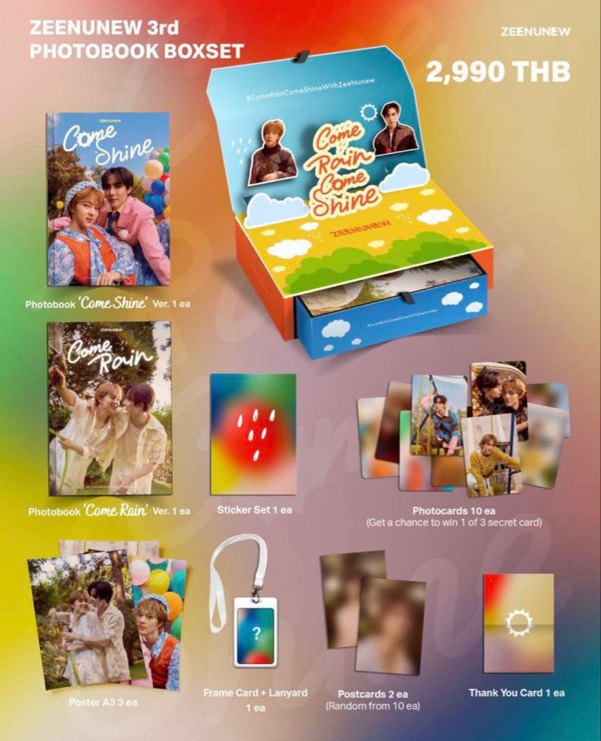 ZeeNuNew 写真集 PHOTOBOOK ComeRainComeShine