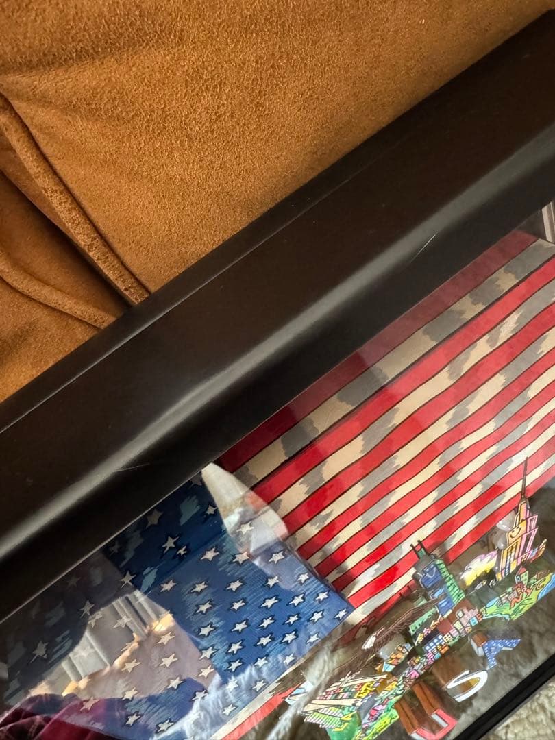 希少作品3Dアート チャールズファジーノ裏面本人手描きイラスト！