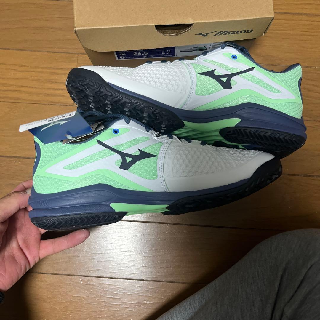 テニス 26.5cm ミズノ ウェーブエクシード TOUR 6 OC