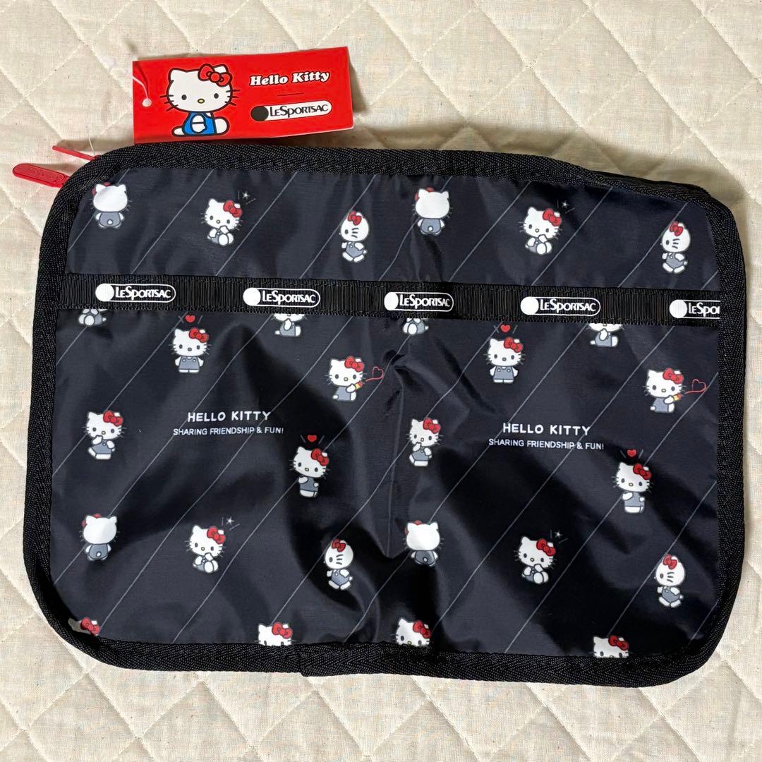 レスポートサック　ハローキティー　トラベルパッキングポーチ　L・M・S