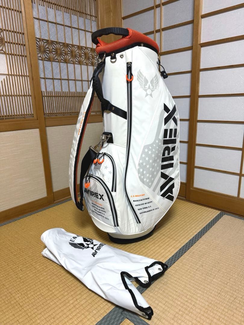 【美品】AVIREX キャディバッグ