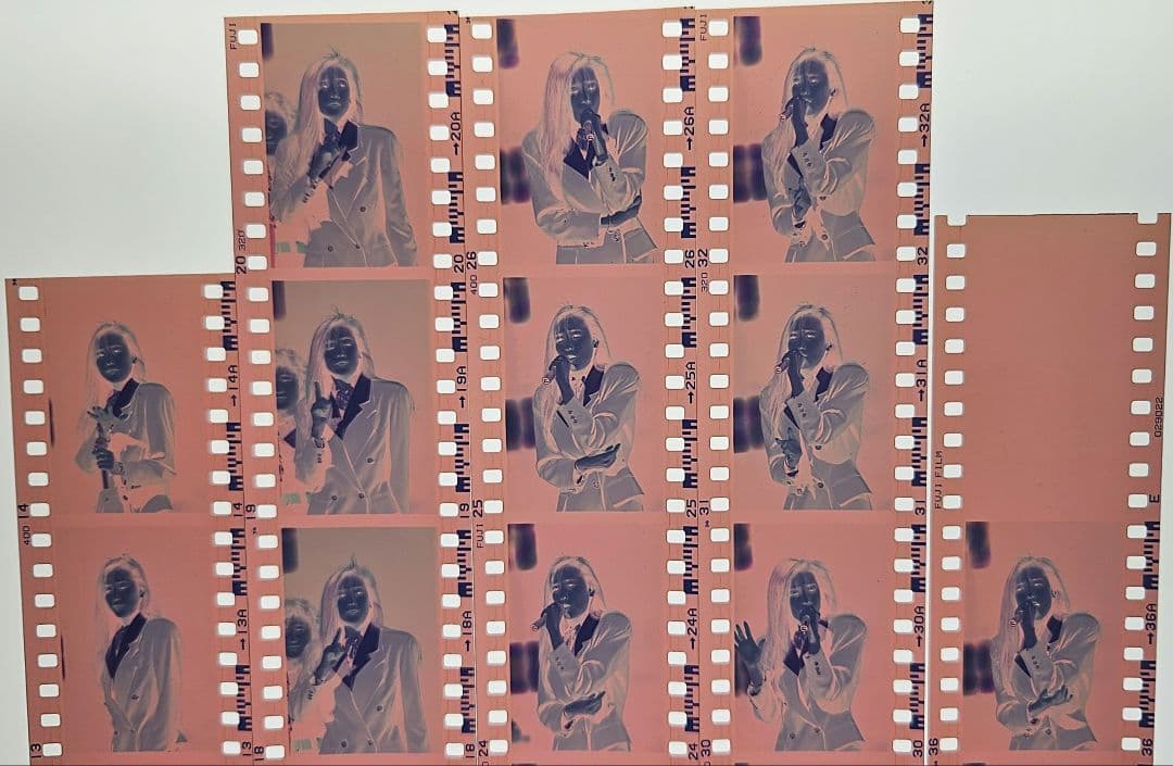 工藤静香ネガフィルム27コマ