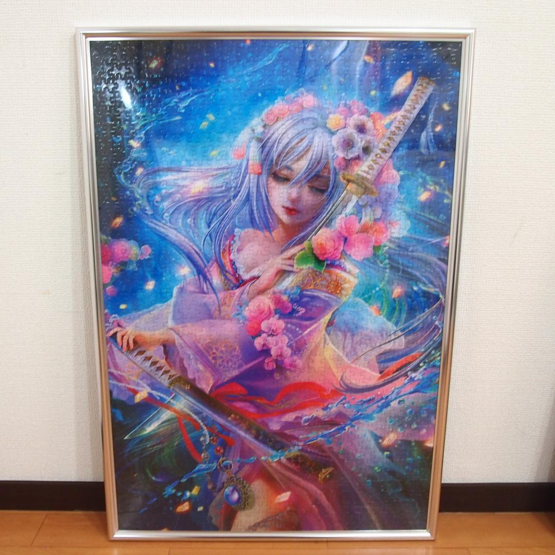 【美品】深泉万葉 ジグソーパズル/1000ピース 完成品 3つセット 刀雅の舞