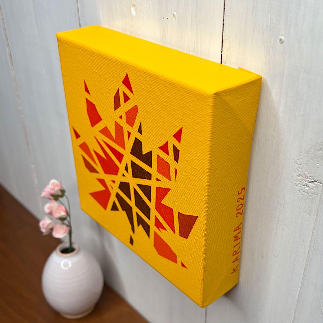 「もみじ」｜絵画 原画 抽象画 植物画 イラスト ドローイング 秋 紅葉