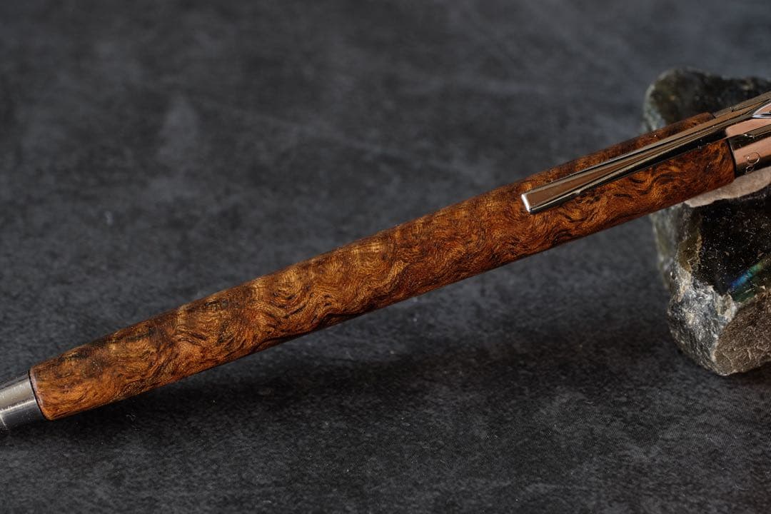 PG5木軸カスタム0226　高村杢工房 製図用シャープペンシル　バチックマンゴー