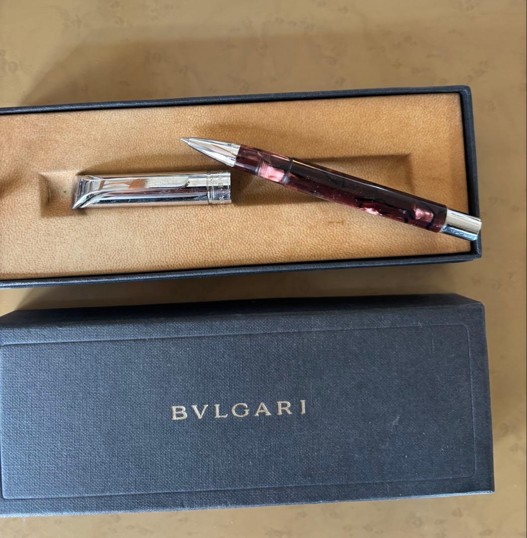 BVLGARI ダークレッド ボールペン 本体