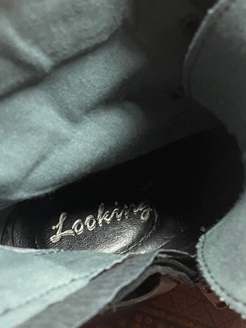 looking ヴィンテージ レザーブーツ