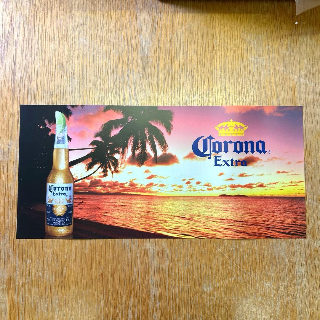 Corona Extra コロナビール　ビジュアルサイン（看板）【新品・未使用】
