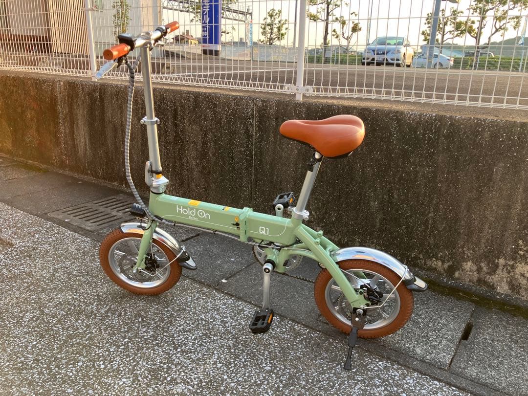 【引取限定】折りたたみ電動アシスト自転車【Holdon Q1J 】