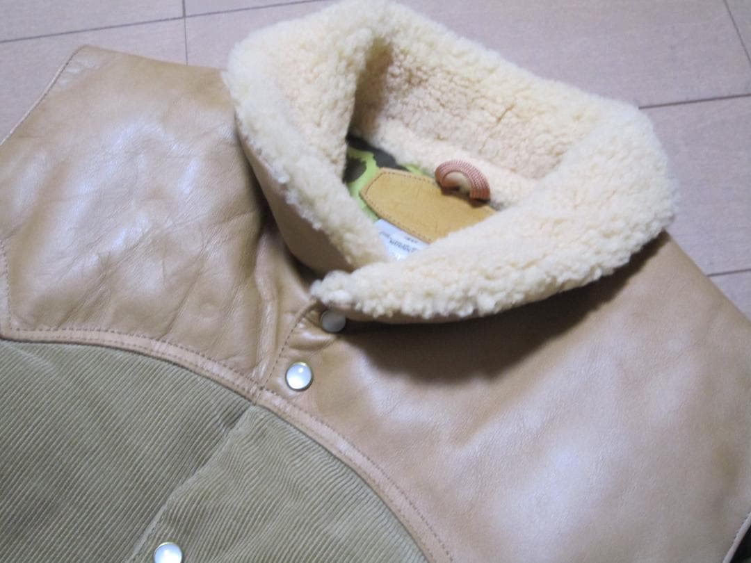 【美品】ロッキーマウンテン ダウンベスト 40 お洒落 迷彩裏地