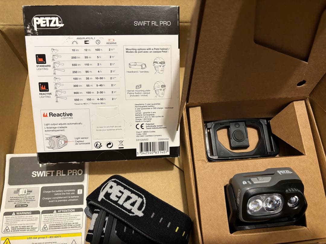 ペツル スイフトRL プロ PETZL SWIFT RL PRO(旧モデル)