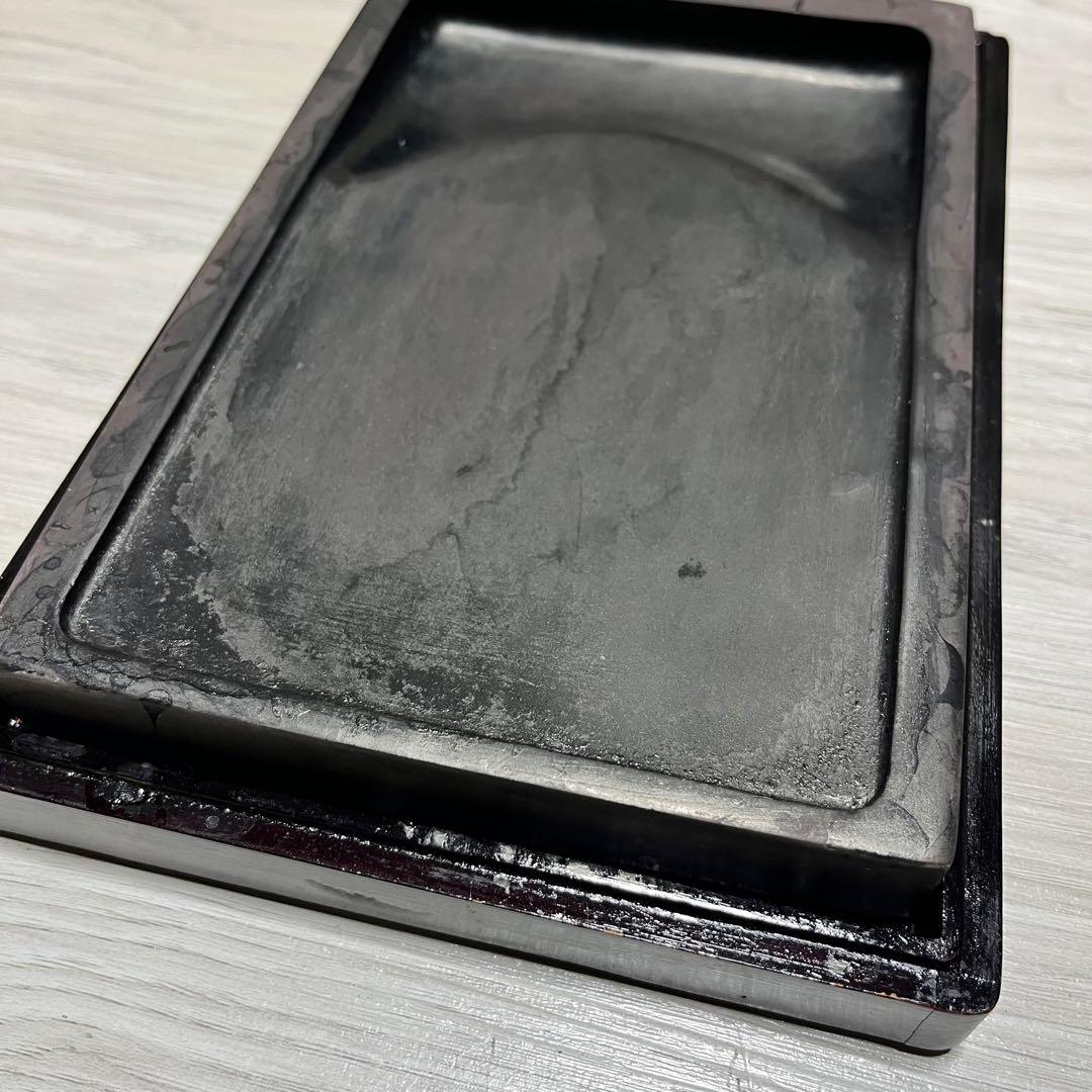 大型　硯　木箱入　228mm