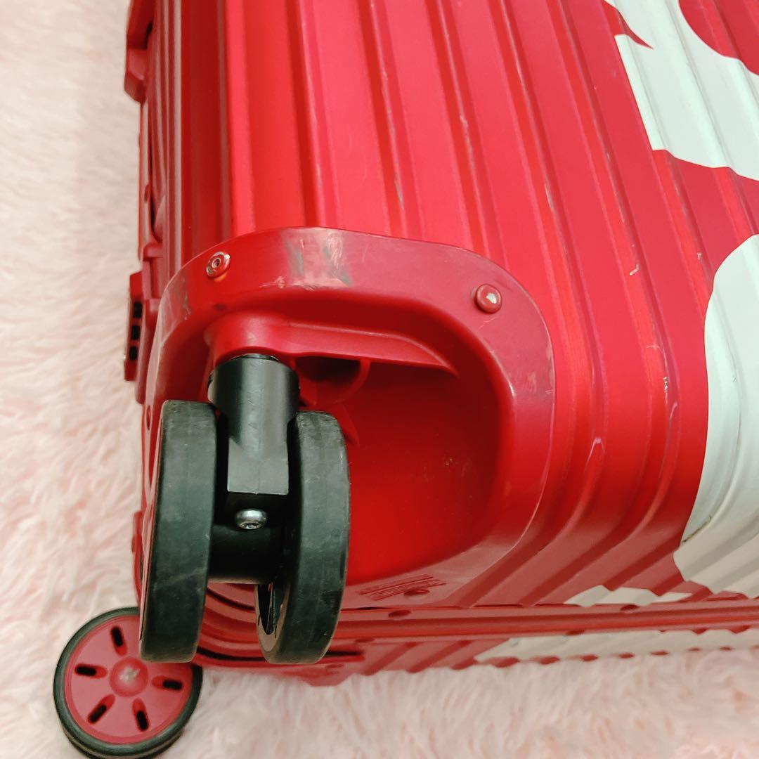 supreme RIMOWA コラボ キャリーケース 82L レッド
