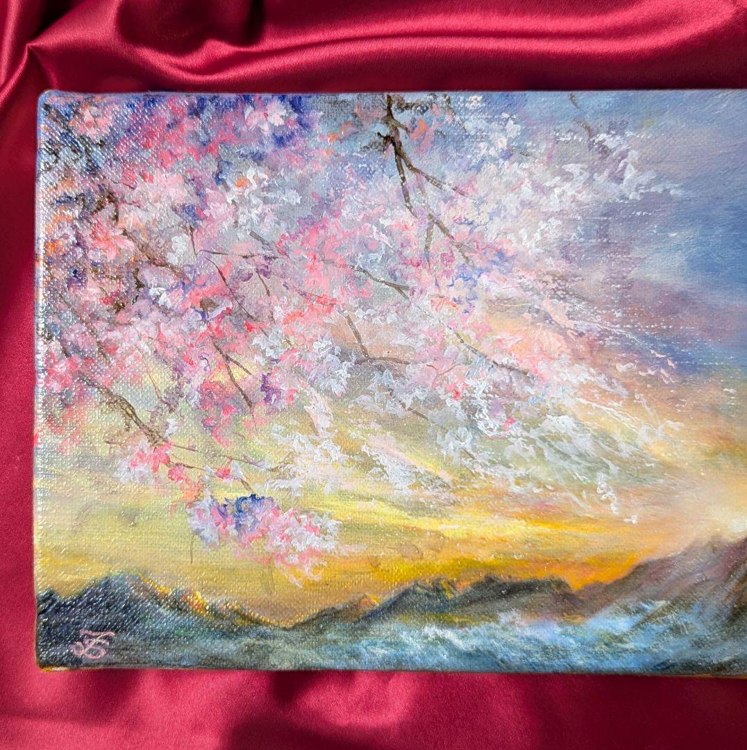 油絵　風景画【1点物】画家本人出品painterTMK真筆　SMキャンバス