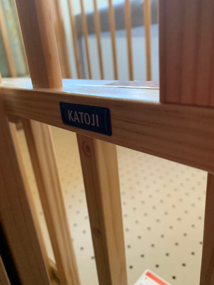 KATOJI ベビーベッド　マット・カバー等おまけ付き