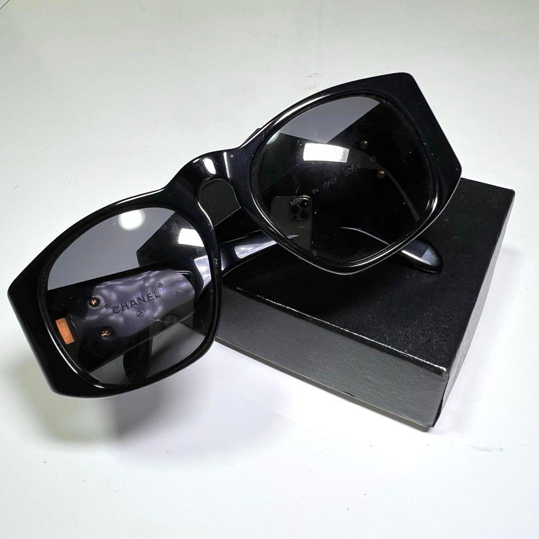 【美品✨】シャネル★サングラス★ブラック★ココマーク★ゴールド