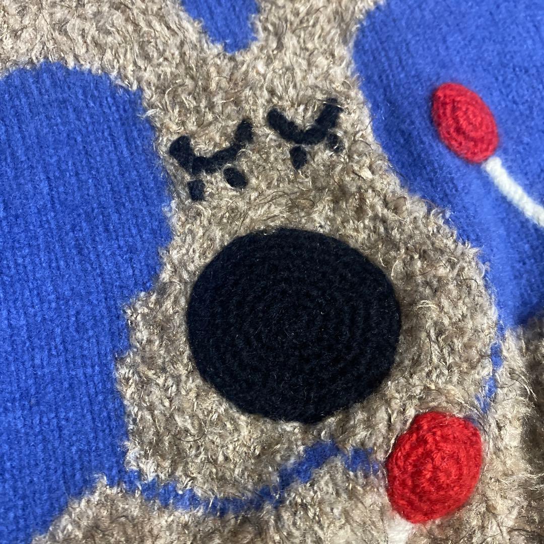 MIEKO UESAKO セーター カシミヤ混　ブルー系