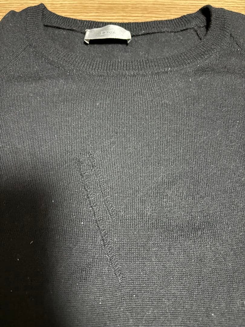 Dior Homme 05AW エディ期 クラッシュニット 爪 XS 黒