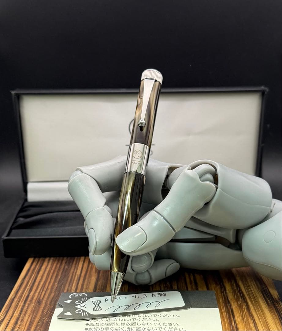 伊東屋 Romeo ボールペン NO.3 イタリアングレイ 太軸 美品