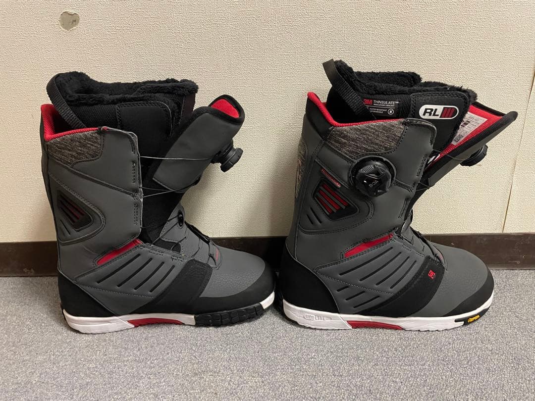 DC JUDGE 2023 スノーボードブーツ グレー/レッド