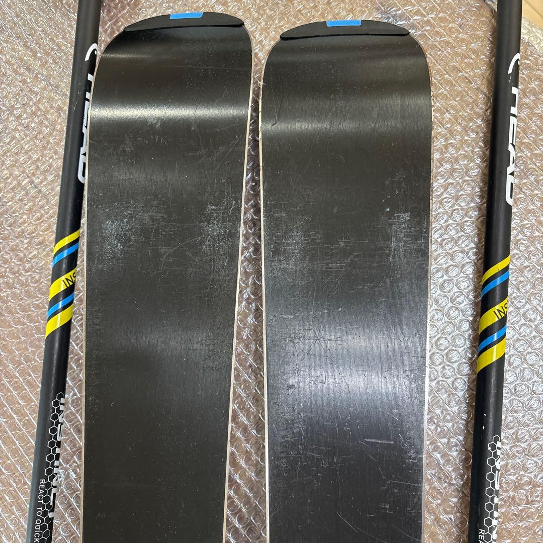 hart DIVA 152cmスキー板　工具不要　head 107cmストック