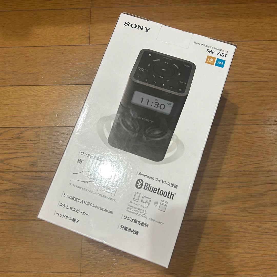 ソニー ホームラジオ SRF-V1BT ブラック