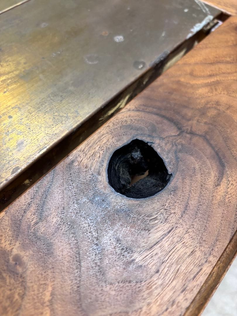 NORAsフレーム ウォールナット 真鍮パネル4枚 セット