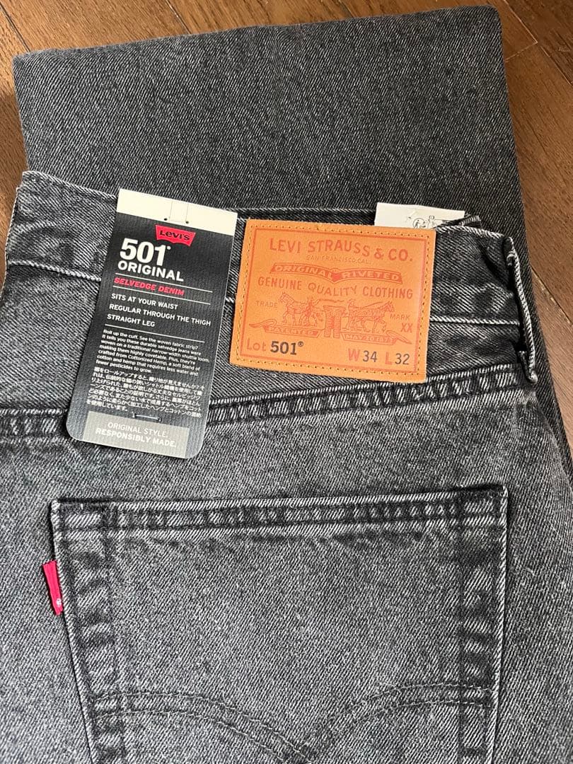 Levi's 501 ブラック 34インチ