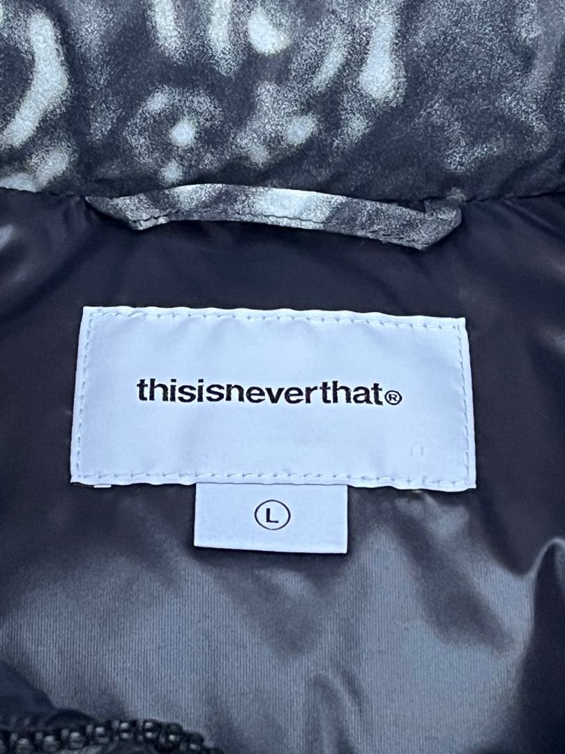 【大幅値下げ】希少thisisneverthat 花柄ダウンジャケット L