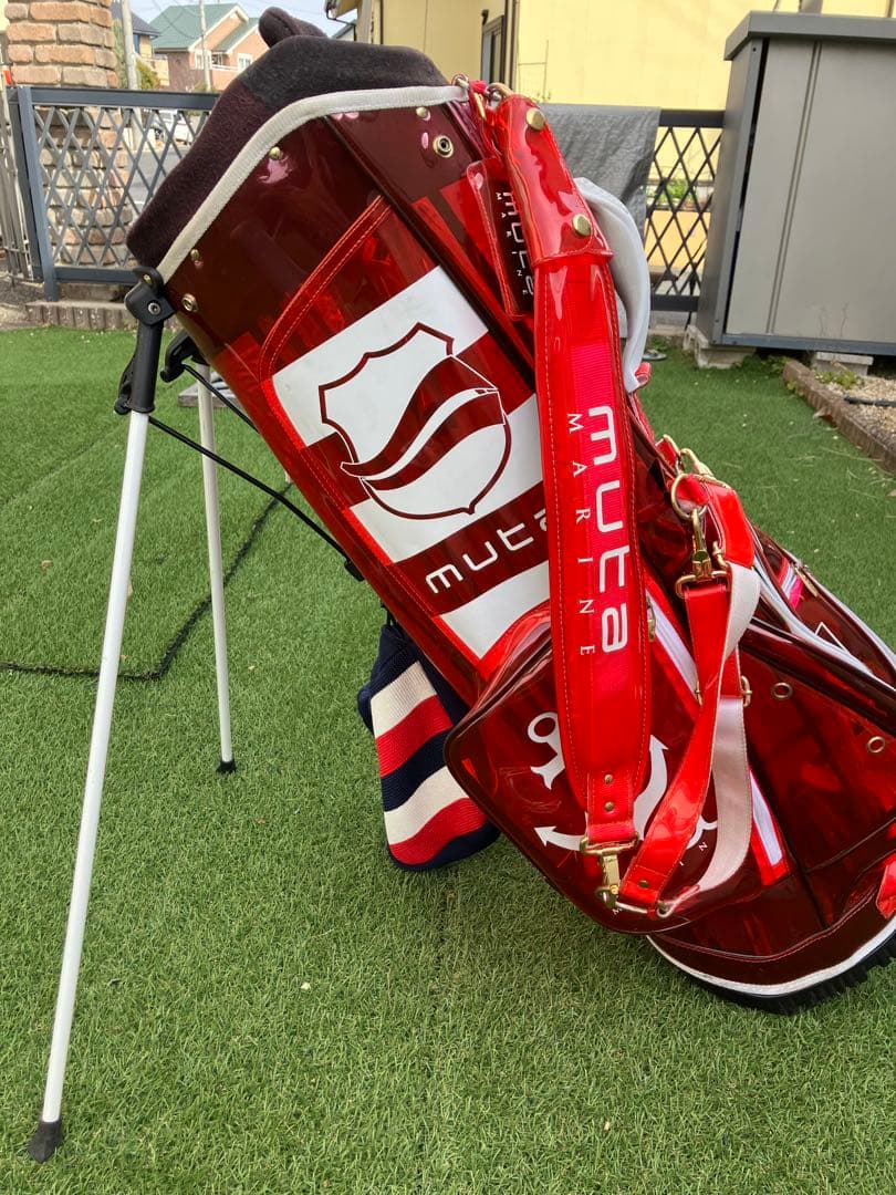 muta MARINE キャディバッグ レッド