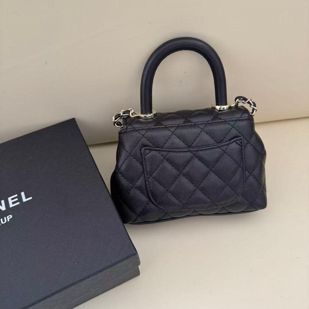 ノベルティ ハンドル ショルダーバッグ ハンドバッグ ブラック