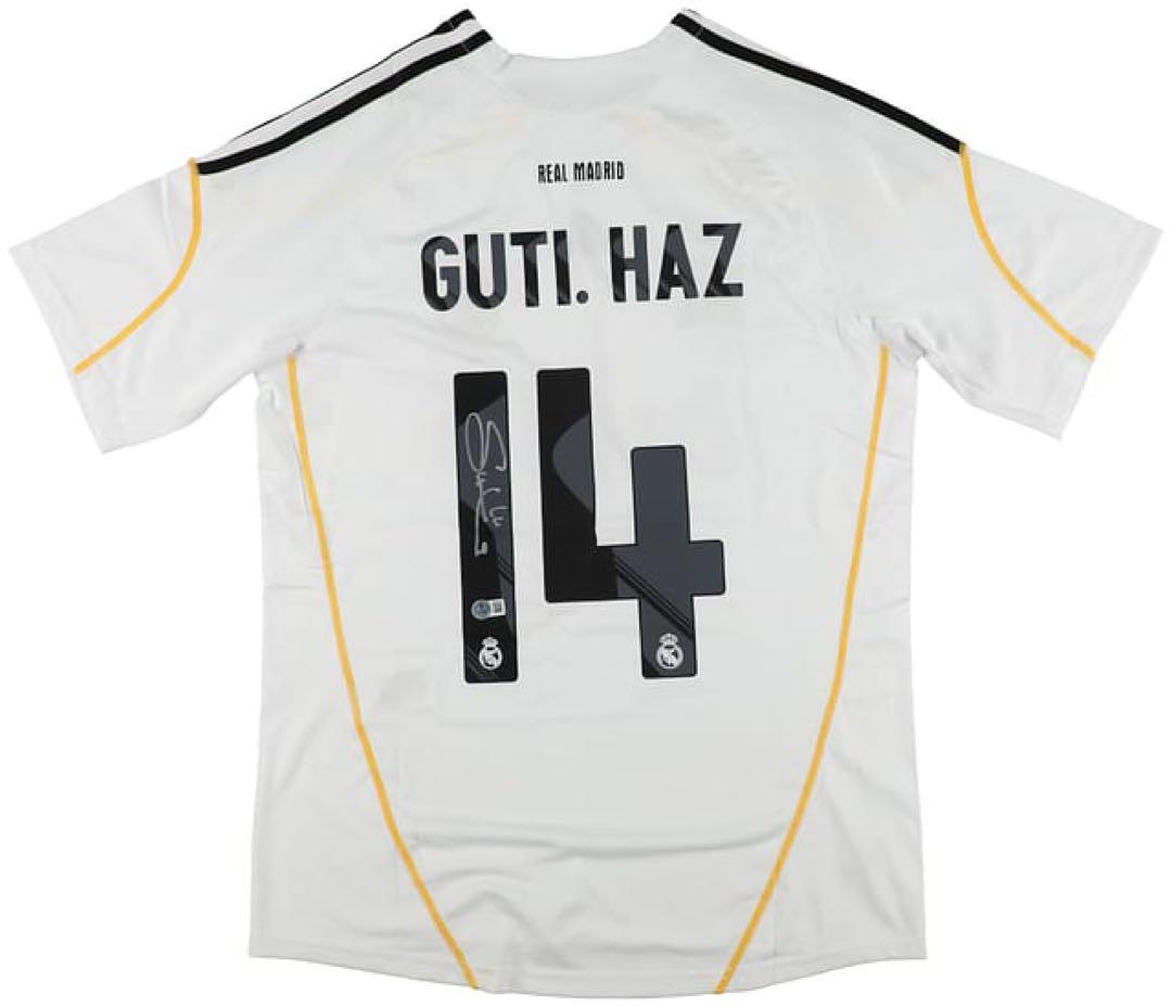 レアル・マドリード GUTI. HAZ サイン入りユニフォーム ベケット鑑定済