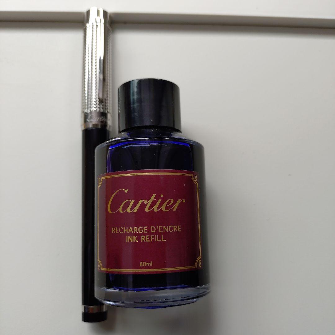 カルティエ　インク吸入式万年筆　インクつき