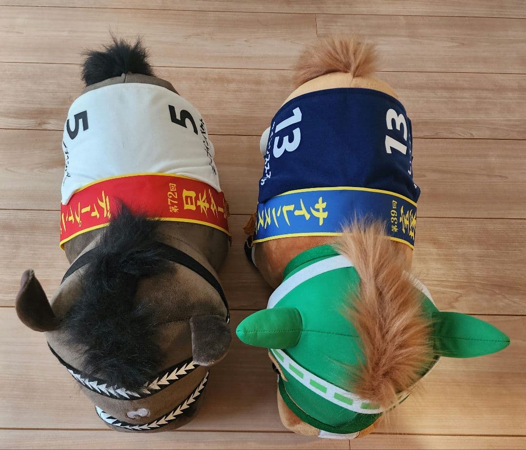 BIGぬいぐるみ　サラブレッドコレクション　サイレンススズカ　ディープインパクト