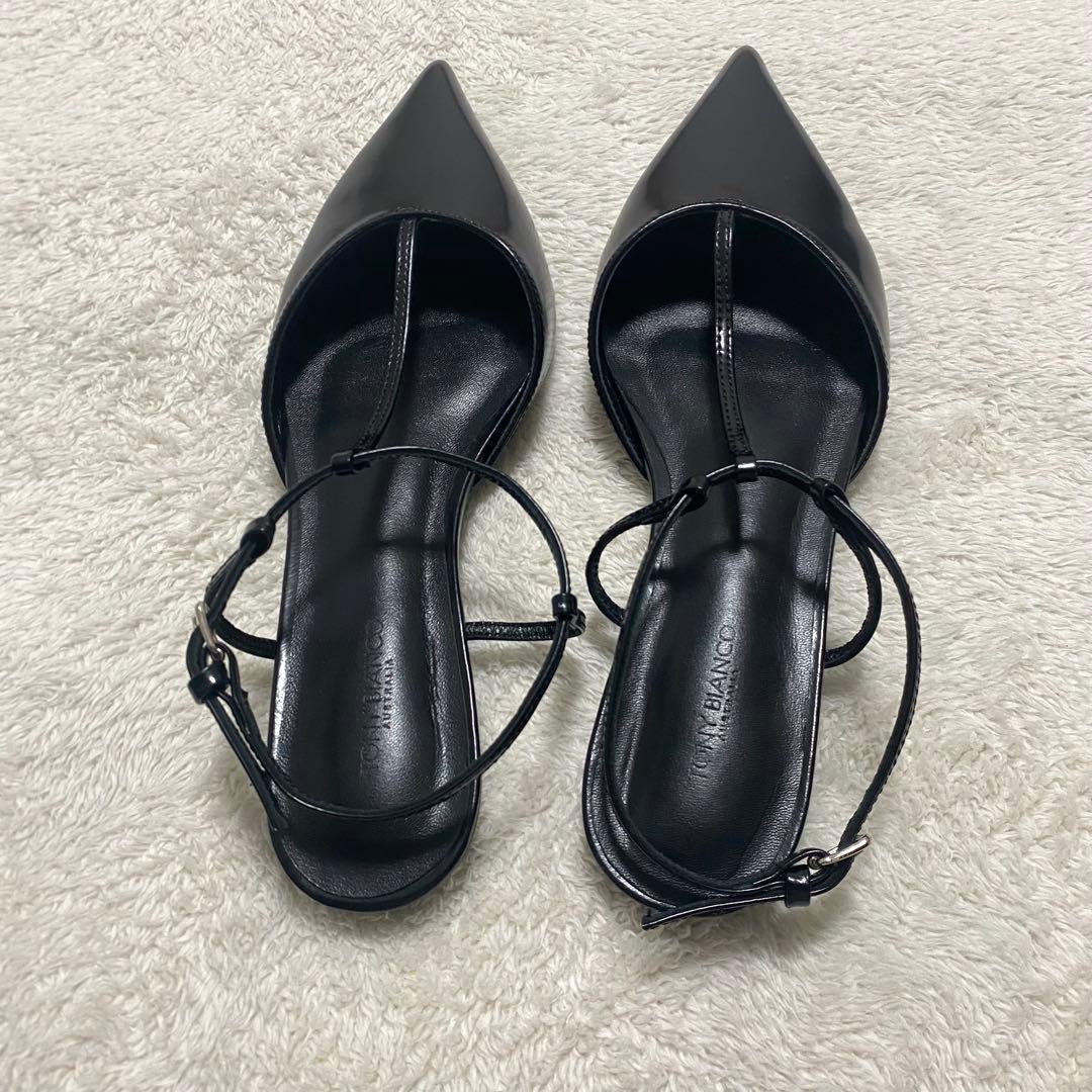 極美品　TONY BIANCO トニービアンコ　Tストラップシューズ　サイズ6