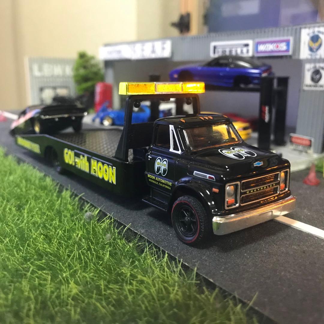 M2 シボレー C60 ムーンアイズトレーラーブラックとカマロRSブラックセット