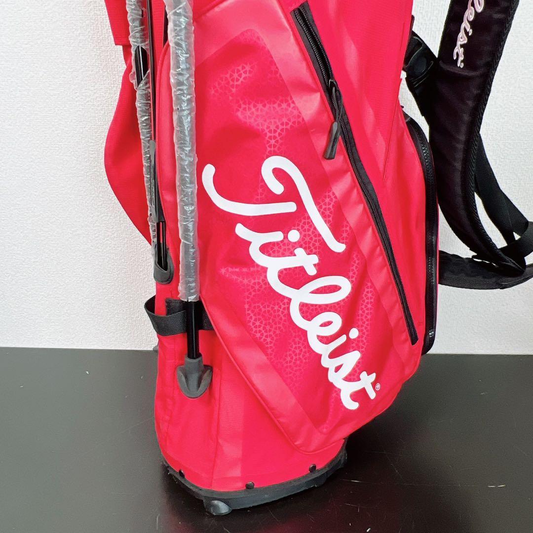 タイトリスト Players 4 スタンドキャディバッグ 4分割プレイヤーズ4赤