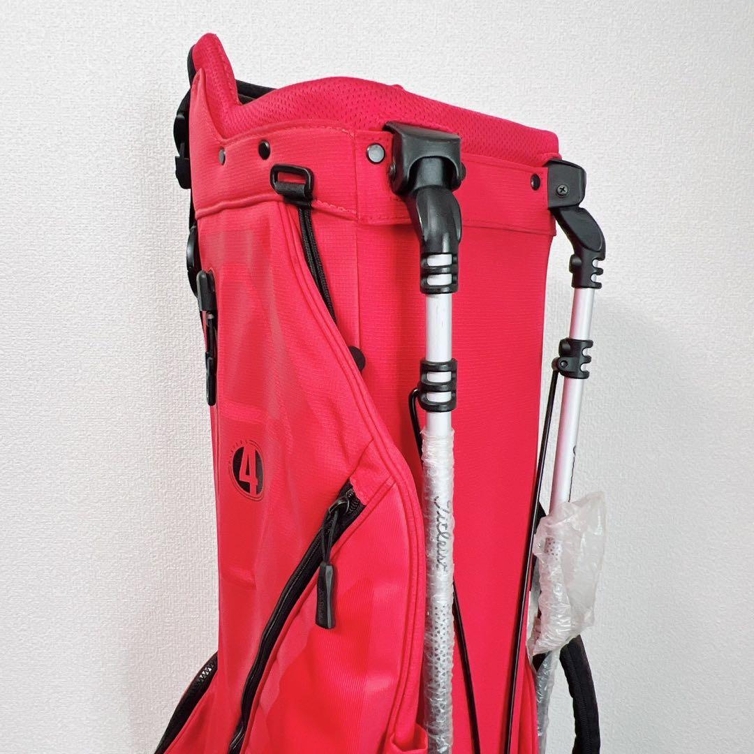 タイトリスト Players 4 スタンドキャディバッグ 4分割プレイヤーズ4赤
