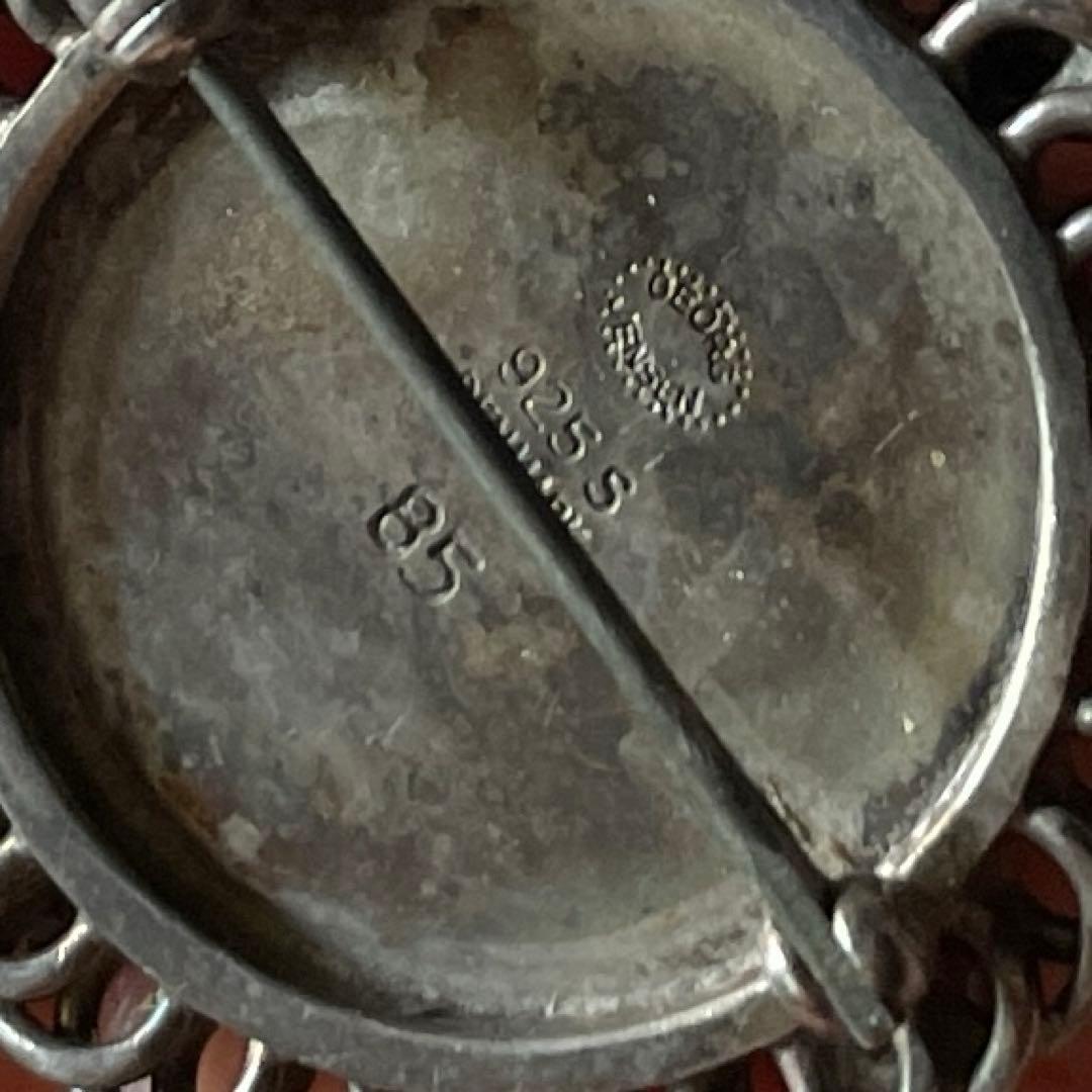   ジョージジェンセン ブローチ バッジ シルバー 925