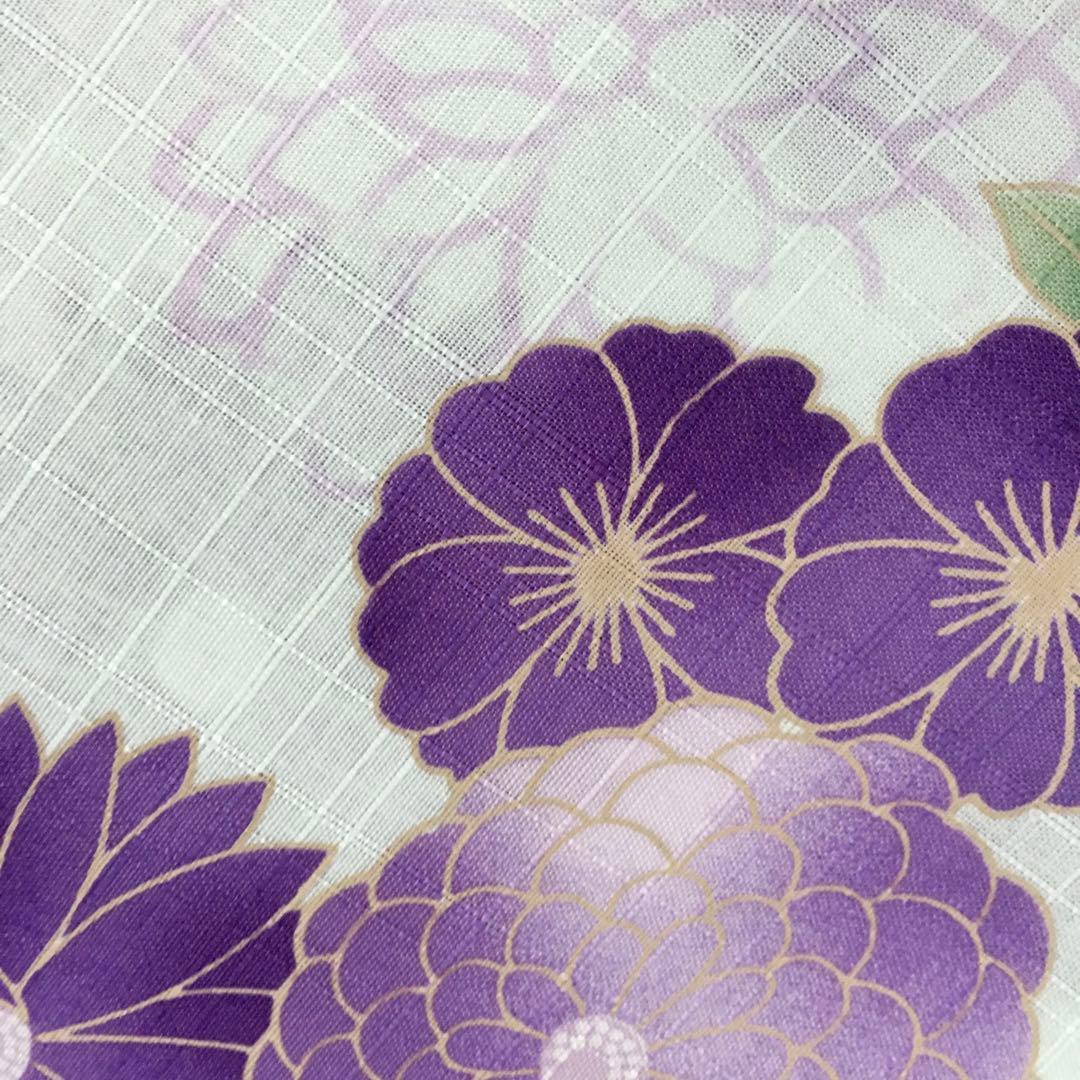 凛々 淡水にふわり 大和菊★大人ゆかた 浴衣セット★新品 ゆかた 3点セット