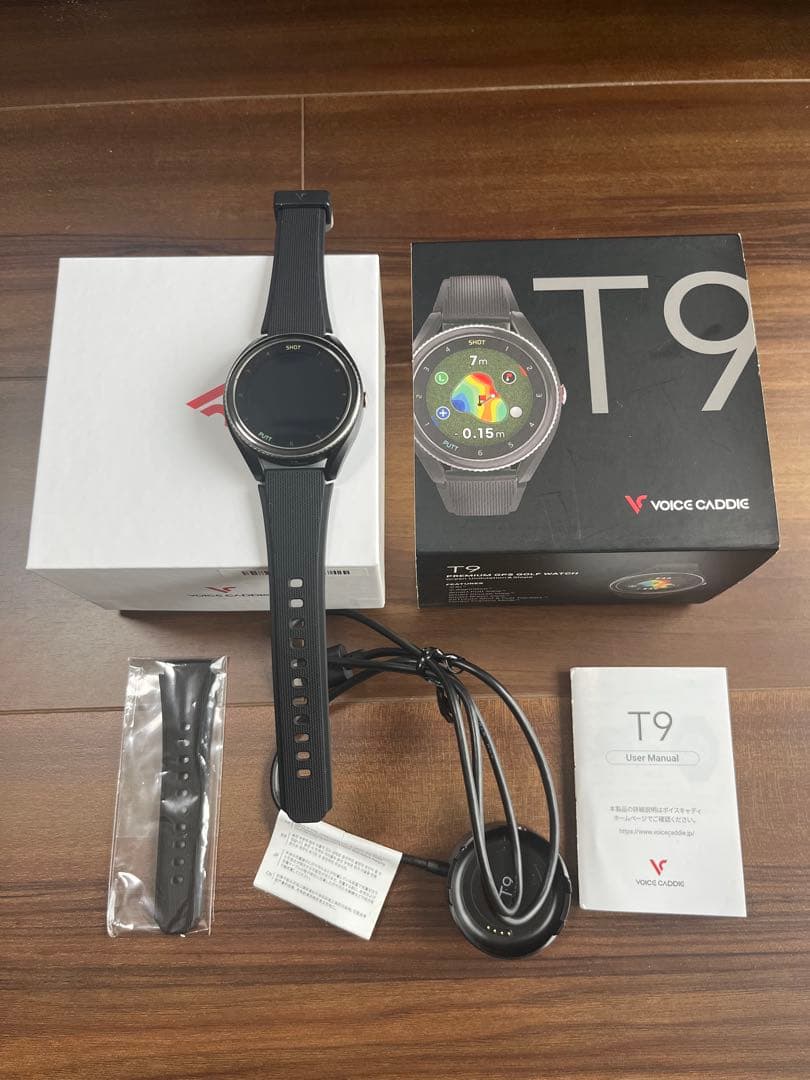 【VOICE CADDIE】腕時計型 GPSゴルフウォッチ ボイスキャディT9