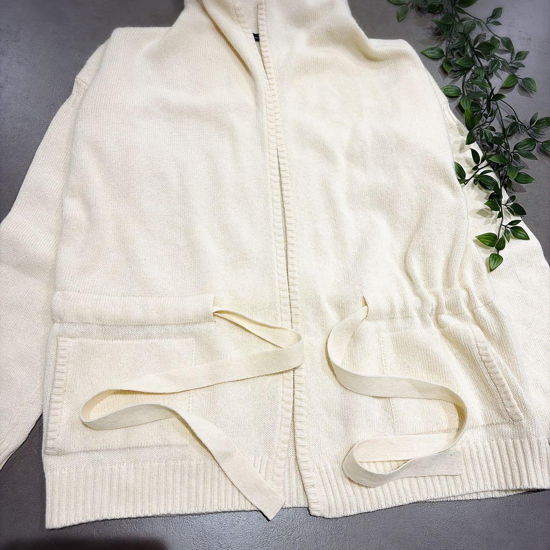 【美品】マックスマーラウィークエンド　カーディガン　フード　カシミヤ混