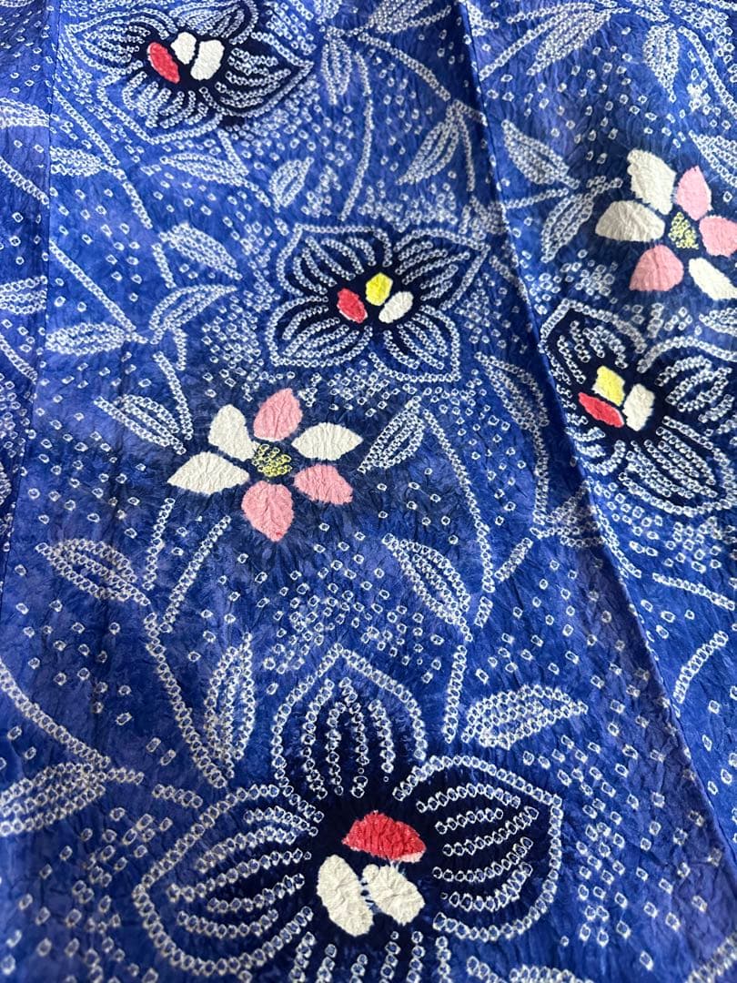 身丈162裄丈71‼️未使用✨有松鳴海絞り浴衣