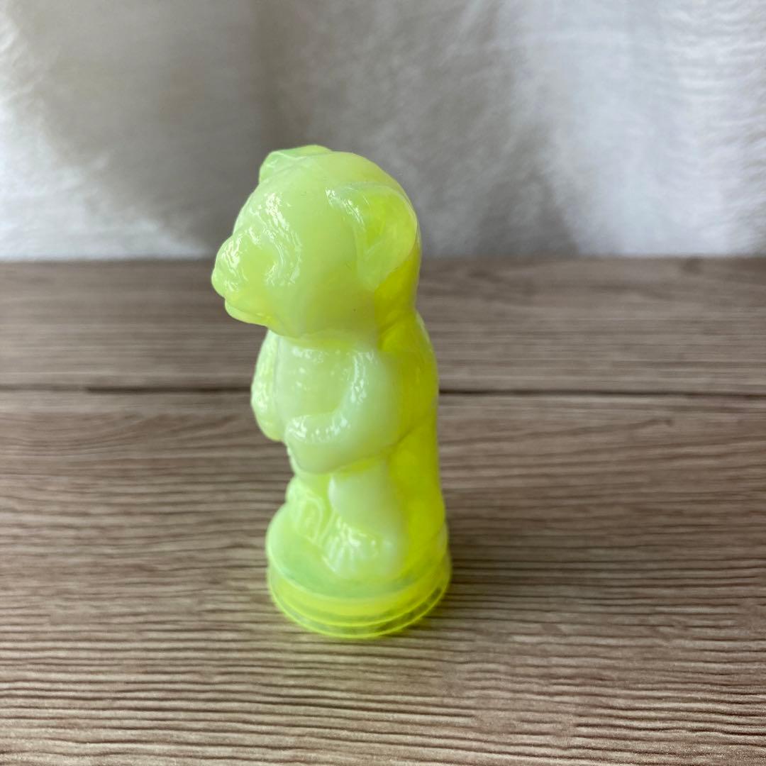 【ウランガラス】Vintage Boyd Glass Andy The Bear